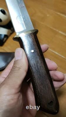 SPECIAL PRICE! VINTAGE? 1980s AL MAR BORDER PATROL FIGHTING DAGGER KNIFE WithSHEATH