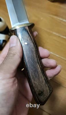 SPECIAL PRICE! VINTAGE? 1980s AL MAR BORDER PATROL FIGHTING DAGGER KNIFE WithSHEATH