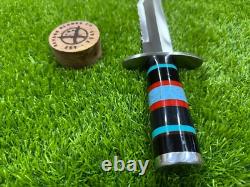 Savage Blade Handmade D2 Steel Hunting Bowie Knife With Beautiful Handle SB 008