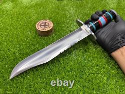 Savage Blade Handmade D2 Steel Hunting Bowie Knife With Beautiful Handle SB 008