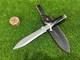 Savage Blades Handcrafted D2 Steel Dagger Knife Withblack Resin Handle Sb 315