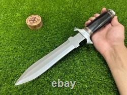 Savage Blades Handcrafted D2 Steel Dagger Knife WithBlack Resin Handle SB 315