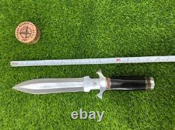Savage Blades Handcrafted D2 Steel Dagger Knife WithBlack Resin Handle SB 315