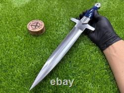 Savage Blades Handmade D2 Steel Hunting Dagger Knife, Beautiful Handle SB 030