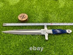 Savage Blades Handmade D2 Steel Hunting Dagger Knife, Beautiful Handle SB 030