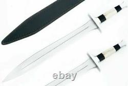 Sc 24 Inch Custom Handmade D2 Tool Steel Hunting Sword Dagger