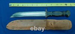 Scarce Wwii U. S. San Antonio Iron Works Fighting Knife, Dagger, Sword