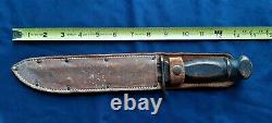 Scarce Wwii U. S. San Antonio Iron Works Fighting Knife, Dagger, Sword