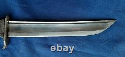 Scarce Wwii U. S. San Antonio Iron Works Fighting Knife, Dagger, Sword