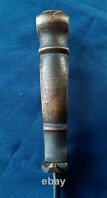 Scarce Wwii U. S. San Antonio Iron Works Fighting Knife, Dagger, Sword