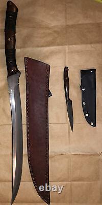 Set Of Lynn Dawson Knives 24 Dagger And 7.75 Knife