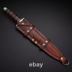 Set of 2 Handmade Arkansas Toothpick Daggers D2 Steel Double Edge Hunting Knife