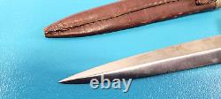 Solingen Cutlery B. Svoboda German Dagger + Scabbard Etched Design