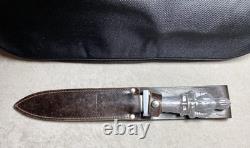 Solingen Germany Hirschkone Stainless Dagger Blade Knife With Sheath & Pouch