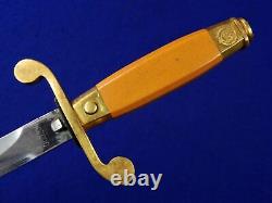 Soviet Russian USSR Post WW2 1947 Dated Navy Dagger Fighting Knife with Scabbard