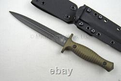 Spartan Blades Dagger / Knife George V-14 Stiletto Green G10, CPM S45-VN SS