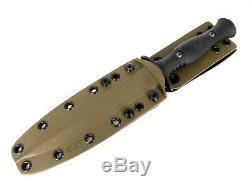 Spartan Blades Harsey Dagger Knife FDE Blade Black Handle Tan Kydex Sheath New