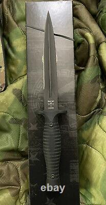 Spartan Blades Les George V-14 Stiletto Dagger Knife S35VN BLACK