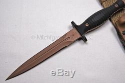 Spartan Blades V-14 Dagger Knife CPM S35-VN FDE blade / Blk G10 / Tan Kydex