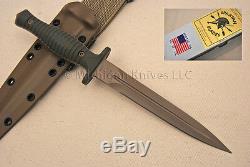 Spartan Blades V-14 Dagger Knife CPM S35-VN SS FDE / Green G10 with Tan Kydex