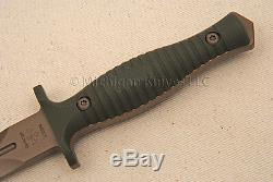 Spartan Blades V-14 Dagger Knife CPM S35-VN SS FDE / Green G10 with Tan Kydex