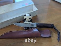 Special price! VINTAGE? 1980s AL MAR BORDER PATROL FIGHTING DAGGER KNIFE WithSHEATH