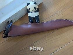 Special price! VINTAGE? 1980s AL MAR BORDER PATROL FIGHTING DAGGER KNIFE WithSHEATH