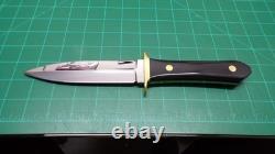 Steve VOORHIS Custom Knife DAGGER 11 Black micarta Knife NEW
