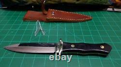 Steve VOORHIS Custom Knife DAGGER 11 Black micarta Knife NEW