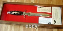 Superb B Anvil Custom Buck 981 Conifer Dagger Knife Serial 002 Showcase 976 USA