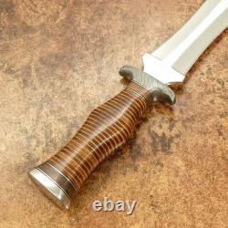 Superb Custom Handmade D2 Tool Steel Blade, Tactical Hunting Survival Dagger Knf