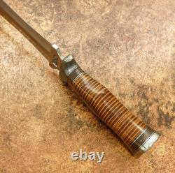 Superb Custom Handmade D2 Tool Steel Blade, Tactical Hunting Survival Dagger Knf