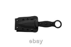 TOPS Knives I. C. E. Dagger ICED-02 1095 Steel USA Black G10 Kydex Beta Loops