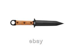 TOPS Modern Gladius Fixed Blade Knife 1095 Dagger Tan Micarta Handle