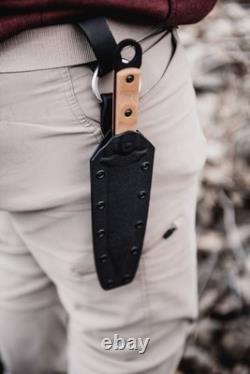 TOPS Modern Gladius Fixed Blade Knife 1095 Dagger Tan Micarta Handle