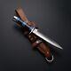 Tactical D2 Tool Steel Custom Handmade Combat Dagger Knife With Leather Sheath