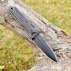 Tactical Fixed Blade Hunting Survival Boot Throwing Knife With Kydex Sheath