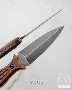 Tactical Knife Dagger Bootknife Escondido 2 Micarta O2 Rato Knives