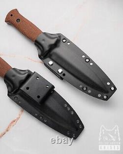 Tactical Knife Dagger Inquizitor N690 Micarta Lkw