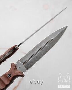 Tactical Knife Dagger Punhelo 2 O2 Micarta Rato Knives