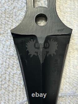 Tactical/Survival knife DEAD MOOSE OPS (DMO) Knives Double Edged Dagger Black