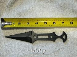 Tactical/Survival knife DEAD MOOSE OPS (DMO) Knives Double Edged Dagger Black