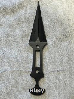 Tactical/Survival knife DEAD MOOSE OPS (DMO) Knives Double Edged Dagger Black