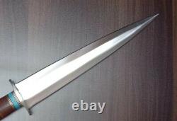 Texas Toothpick Dagger knife 17.5 Custom Handmade D2 Steel Blade Boot Knife