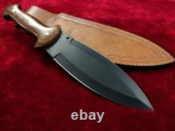 Titan Edge 13 Handmade Fixed Blade D2 Tool Steel Combat Dagger Smatchet Knife