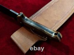 Titan Edge 13 Handmade Fixed Blade D2 Tool Steel Combat Dagger Smatchet Knife