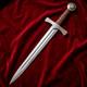 Titan Edge 24 Handmade 1095 Carbon Steel Short Sword Knightly Dagger Knife
