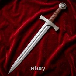 Titan Edge 24 Handmade 1095 Carbon Steel Short Sword Knightly Dagger Knife
