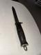 Trench Knife Dagger Vintage Fighting Knife Stacked Leather Handle 6 5/8 Blade