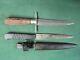 Two Wwi Imperial German Trench Fighting Knife Dirk Dagger